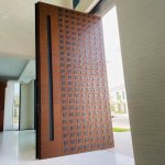 Cast aluminum door