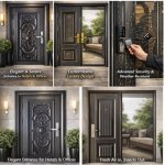 cast aluminum door