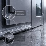 qingdun as/nzs 2047 waterproof anti rust aluminum glass door