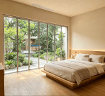 qingdun hotel accordion aluminum window | commercial grade