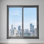qingdun soundproof aluminum casement window