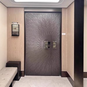 qingdun waterproof corrosion resistant aluminum split door