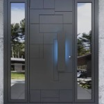 cast aluminum door with blue led (2)
