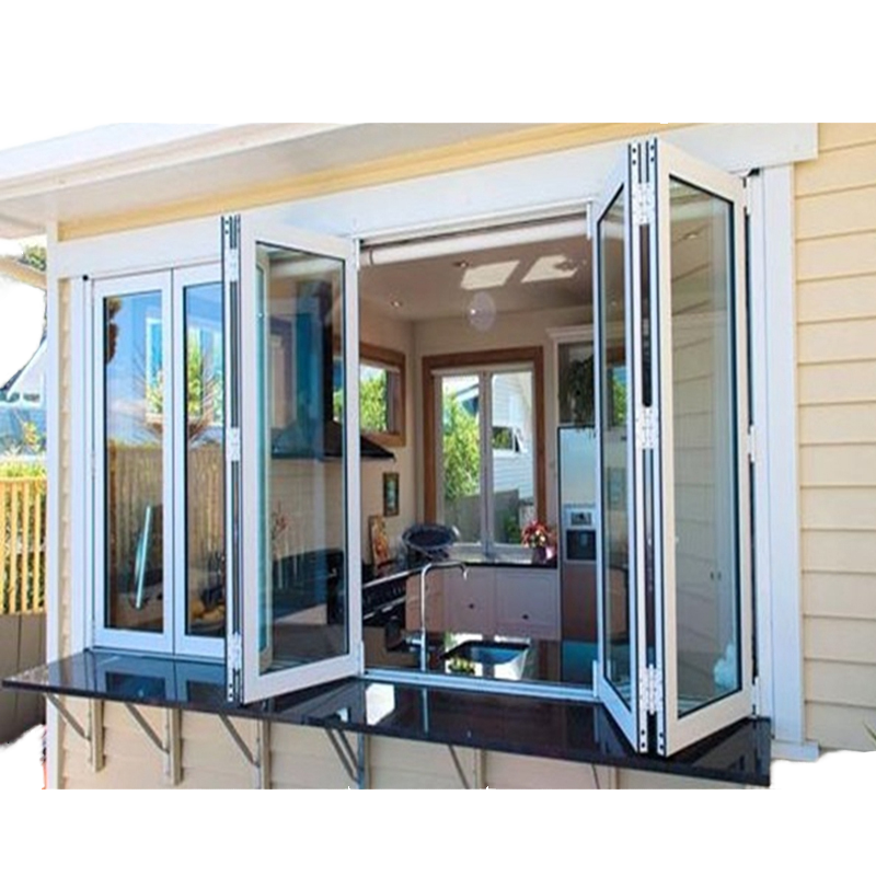 thermal break folding aluminum window, energy saving