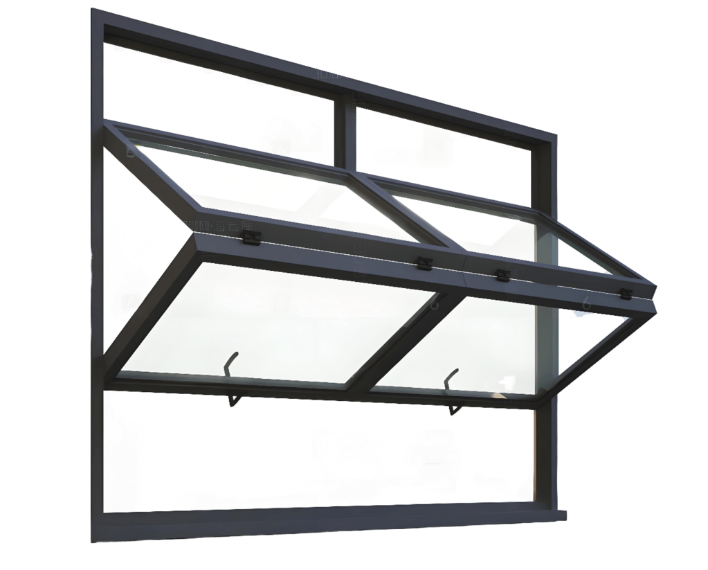 soundproof aluminum folding window, 35db noise reduction