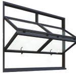 soundproof aluminum folding window, 35db noise reduction