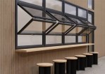soundproof aluminum folding window, 35db noise reduction