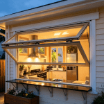 thermal break folding aluminum window, energy saving