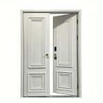 european style double entry door