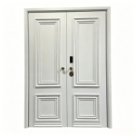 european style double entry door